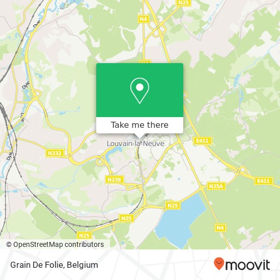 Grain De Folie map