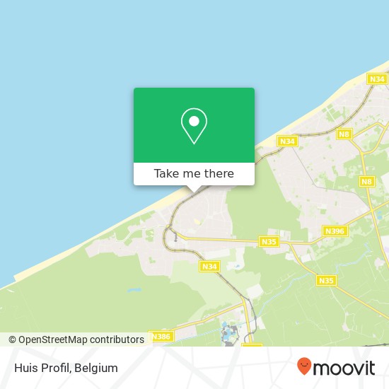 Huis Profil map