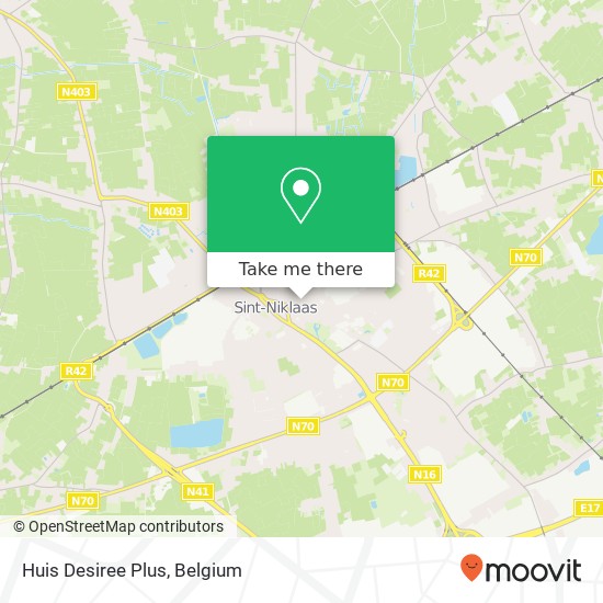 Huis Desiree Plus map