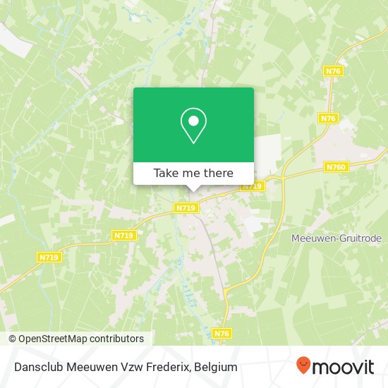 Dansclub Meeuwen Vzw Frederix map