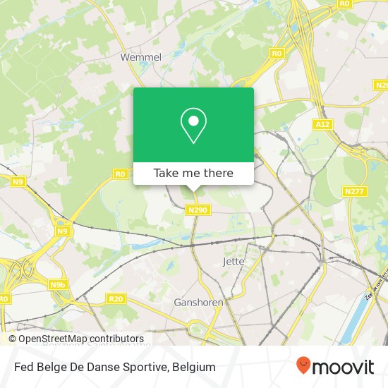 Fed Belge De Danse Sportive map
