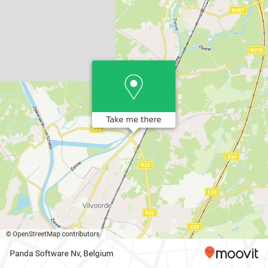Panda Software Nv map