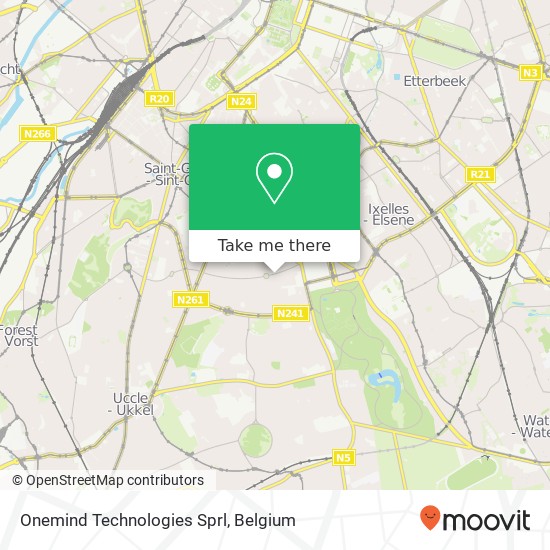 Onemind Technologies Sprl map