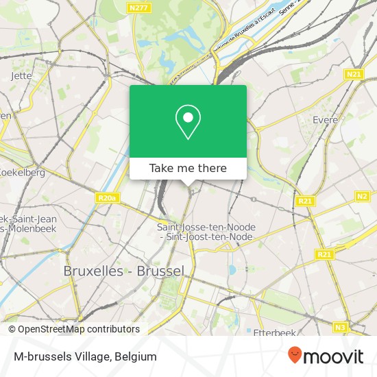 M-brussels Village map