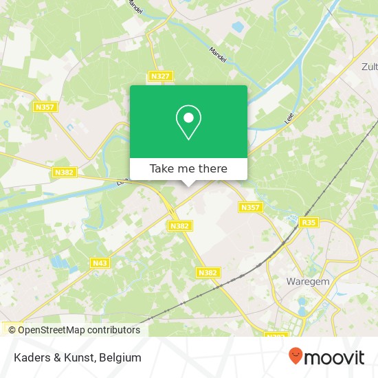 Kaders & Kunst map