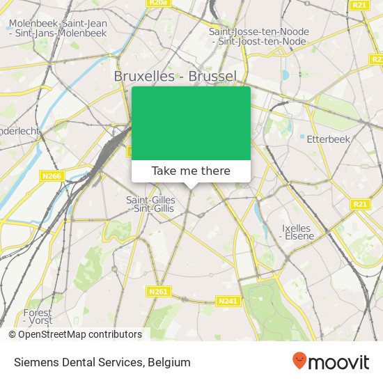 Siemens Dental Services map