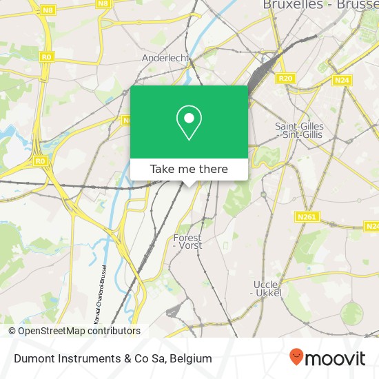 Dumont Instruments & Co Sa map