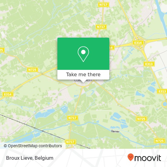 Broux Lieve map