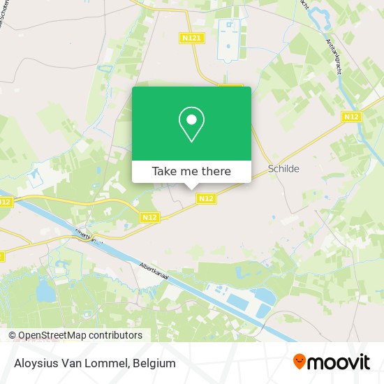 Aloysius Van Lommel map