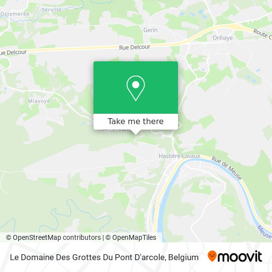 Le Domaine Des Grottes Du Pont D'arcole plan