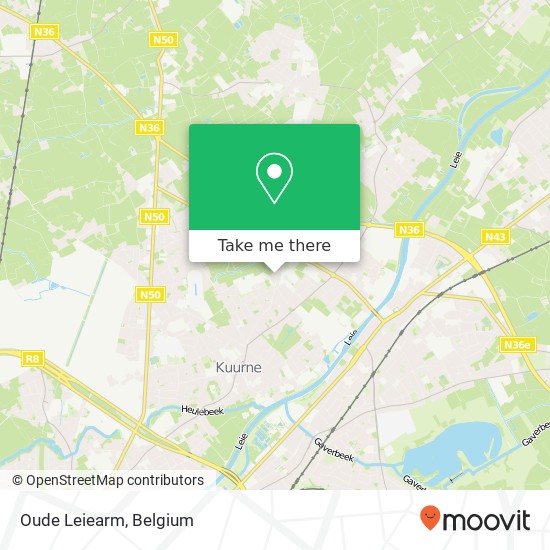 Oude Leiearm map