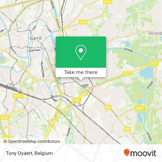 Tony Oyaert map