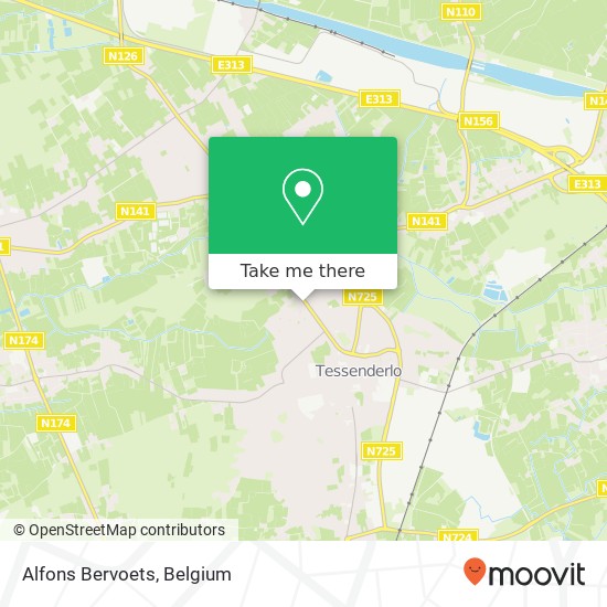 Alfons Bervoets map