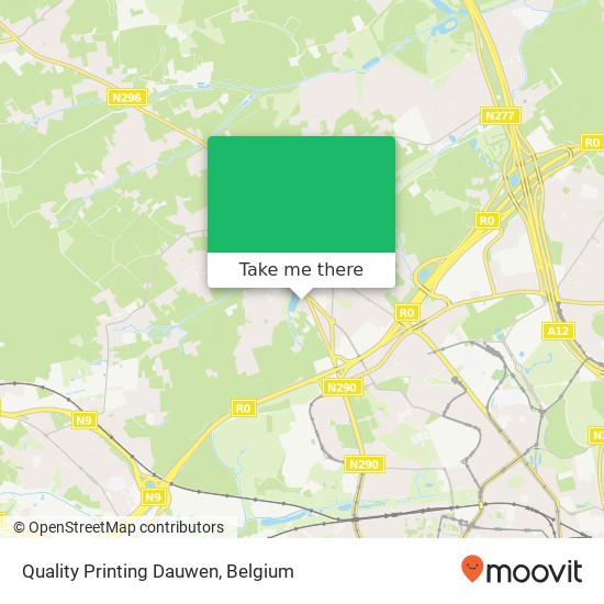 Quality Printing Dauwen map