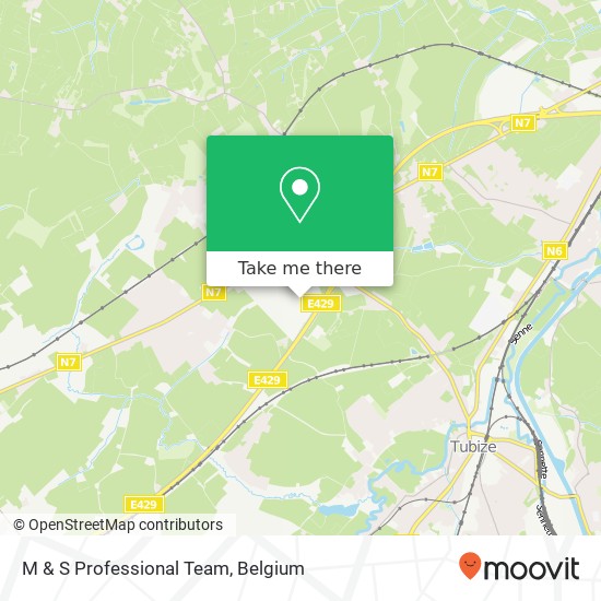 M & S Professional Team map