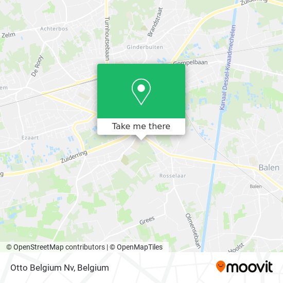 Otto Belgium Nv map