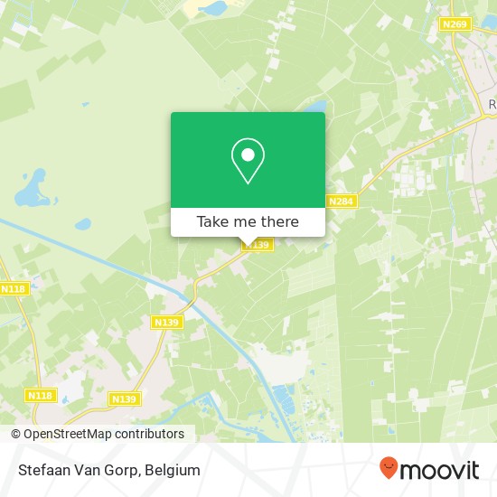 Stefaan Van Gorp map