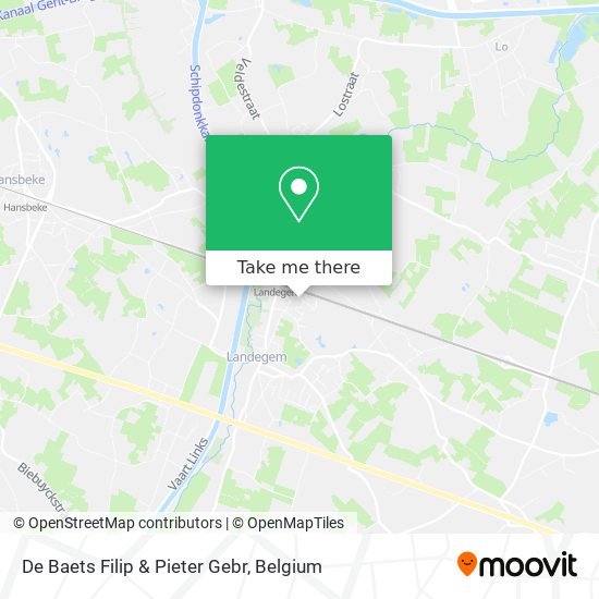 De Baets Filip & Pieter Gebr map