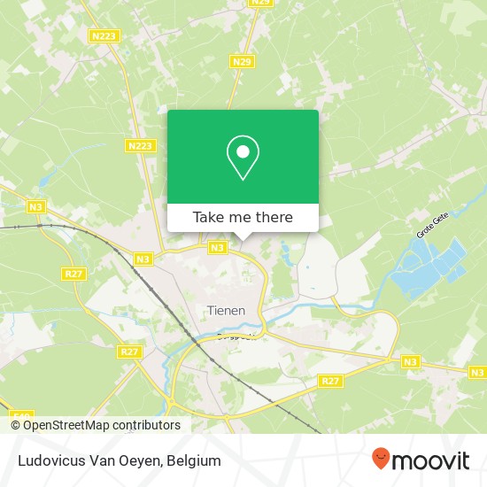 Ludovicus Van Oeyen map
