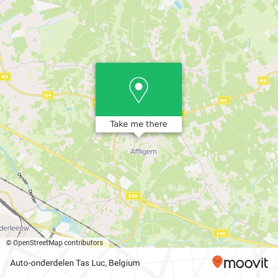 Auto-onderdelen Tas Luc plan