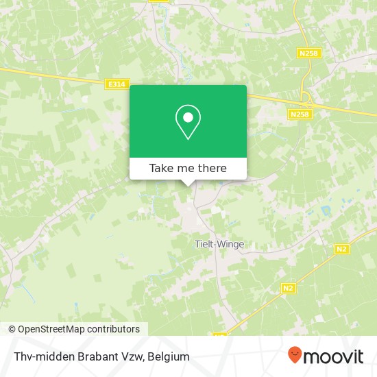 Thv-midden Brabant Vzw map