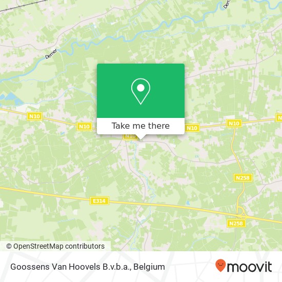 Goossens Van Hoovels B.v.b.a. map