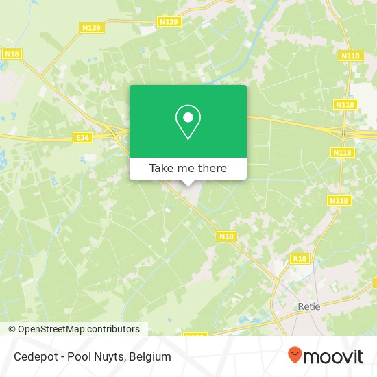 Cedepot - Pool Nuyts map
