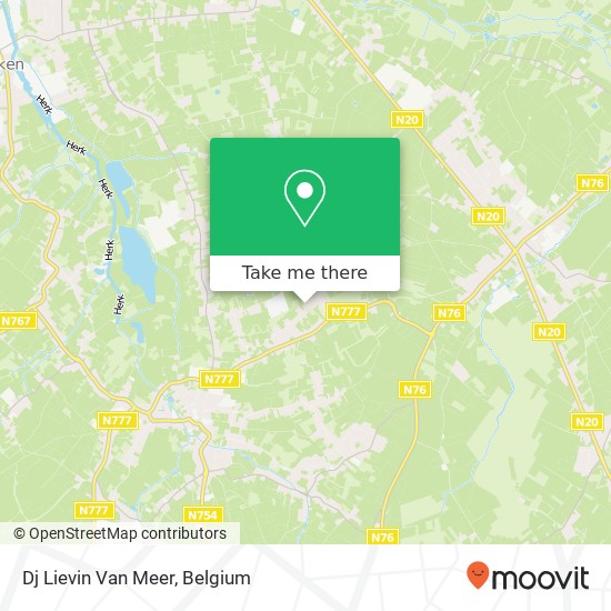 Dj Lievin Van Meer map