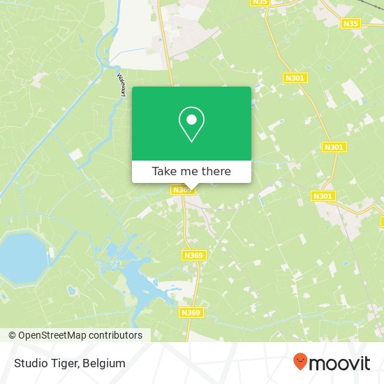 Studio Tiger map