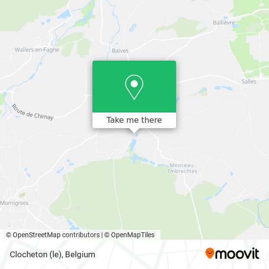 Clocheton (le) map