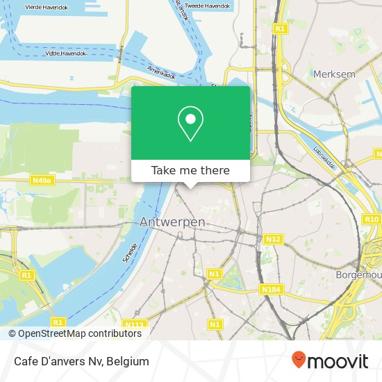 Cafe D'anvers Nv map