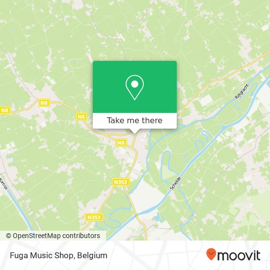 Fuga Music Shop map