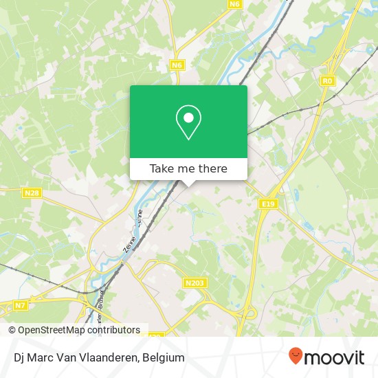 Dj Marc Van Vlaanderen map