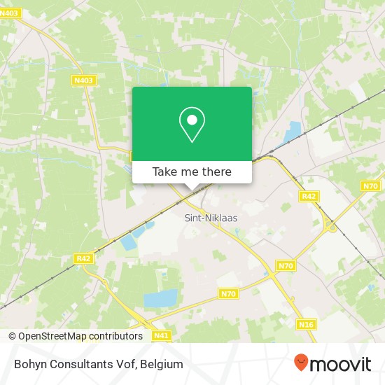 Bohyn Consultants Vof map