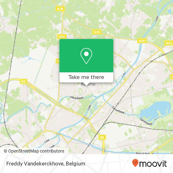 Freddy Vandekerckhove map