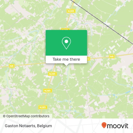 Gaston Notaerts map