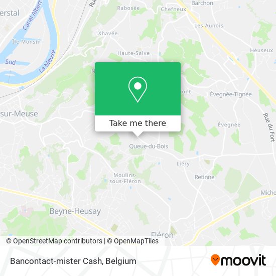 Bancontact-mister Cash map