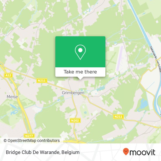 Bridge Club De Warande map