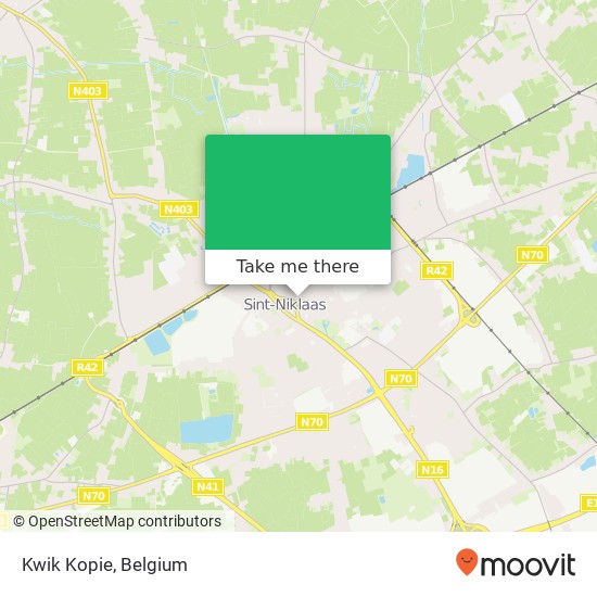 Kwik Kopie plan