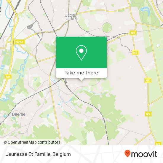 Jeunesse Et Famille map