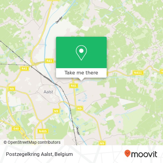 Postzegelkring Aalst map