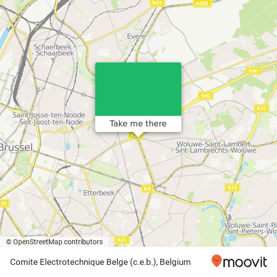Comite Electrotechnique Belge (c.e.b.) map