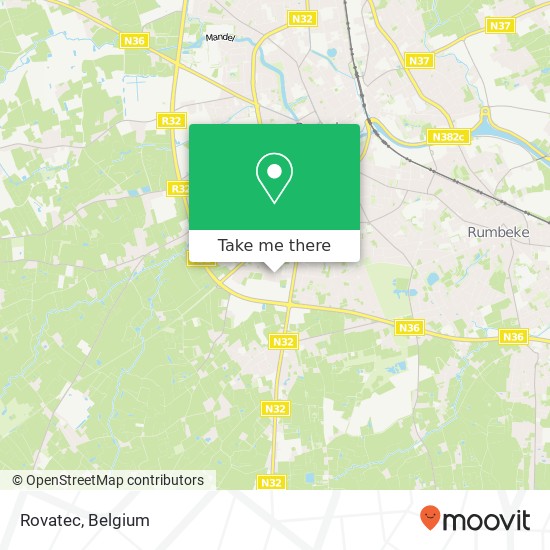 Rovatec map