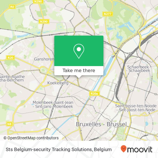 Sts Belgium-security Tracking Solutions map