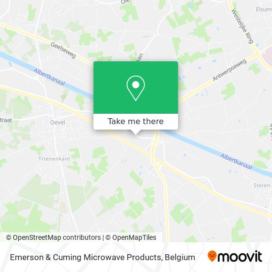 Emerson & Cuming Microwave Products map