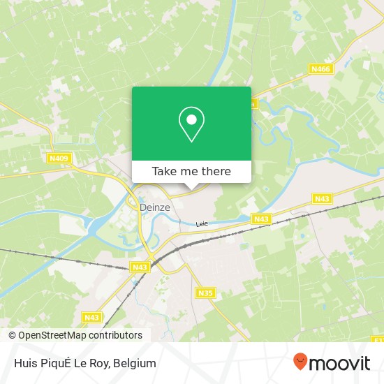 Huis PiquÉ Le Roy map