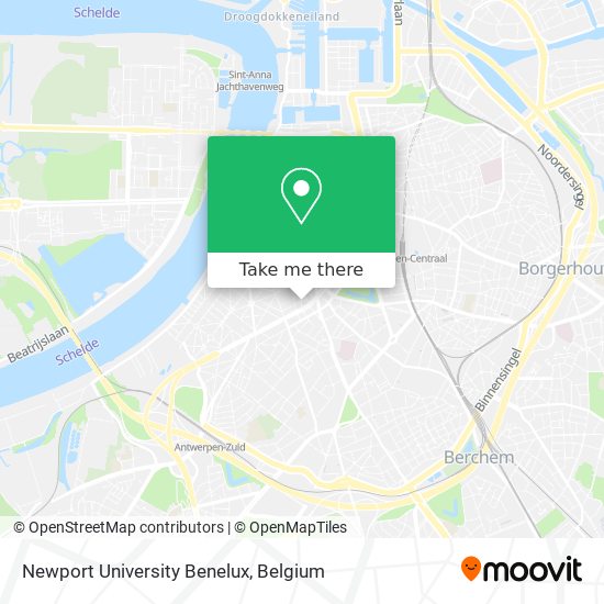 Newport University Benelux map