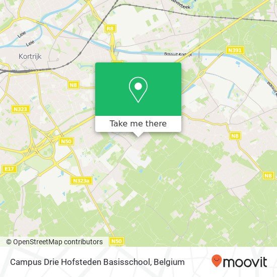 Campus Drie Hofsteden Basisschool map