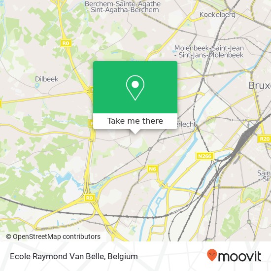 Ecole Raymond Van Belle map