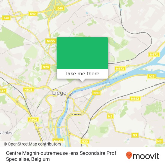 Centre Maghin-outremeuse -ens Secondaire Prof Specialise plan